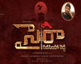 New Cinematographer for Syeraa Narasimha Reddy