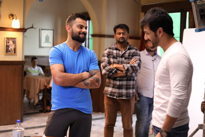 Akhil And Kohli Meet at Annapurna Studios