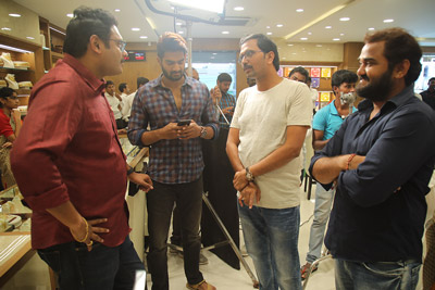 Karthikeya and Arjun Jandyala Movie Working Stills