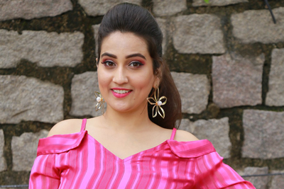 Manjusha at 1st Rank Raju Movie Release Date Announcement