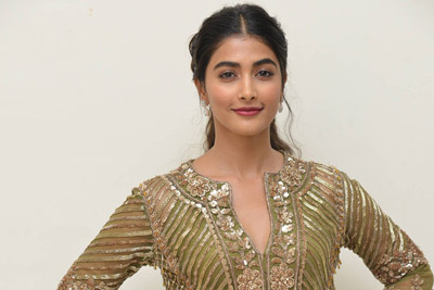 Pooja Hegde at Aravinda Sametha Success Meet Event