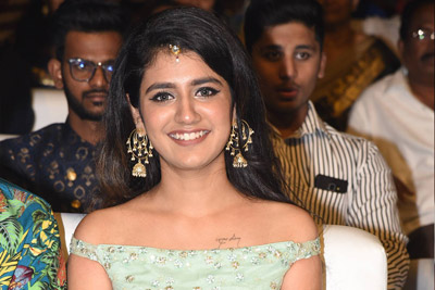 Priya Prakash Varrier at Lovers Day Movie Audio Launch Event