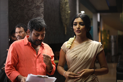 Raagala 24 Gantallo Movie Team Working Stills