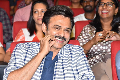 Venkatesh Daggubbati at Jersey Movie Team Pre Release Event
