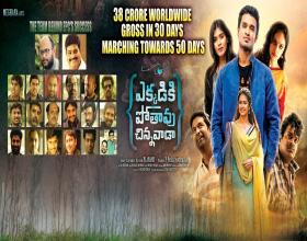 Ekkadiki Pothavu Chinnavada Grossed 38 Cr In 30 Days