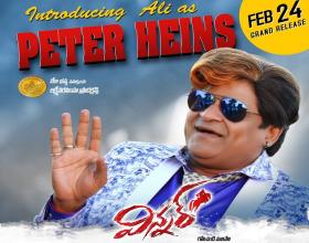 Comedian Ali as stunt master, Peter Hein – Winner