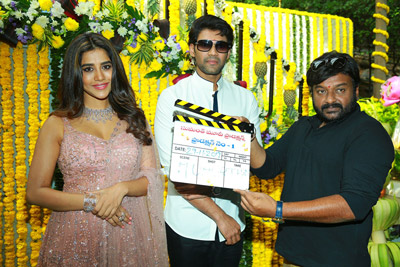 Bellamkonda Sai Srinivas And Nabha Natesh New Movie Opening