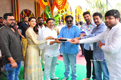 Bellamkonda Srinivas And Kajal New Movie Opening