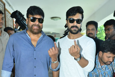 Celebrities Casted There Vote Successfully