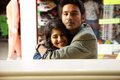 Dhanush And Megha Akash Stills From Thoota