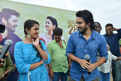 Happy Wedding Movie Promotions At Guntur