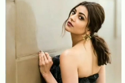 Kajal Aggarwal Stills At a Fashion show