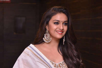 Keerthy Suresh at Pandhem Kodi 2 Audio Launch
