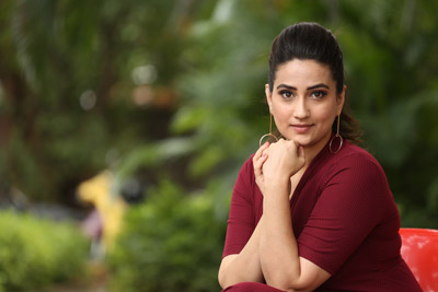 Manjusha at Raju Gari Gadi 3 Movie Success Meet Event