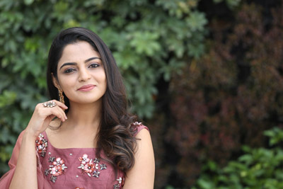 Nikhila Vimal Stills at an Interview About Donga