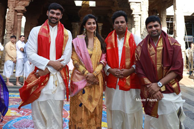 Sakshyam Team in Thirupathi
