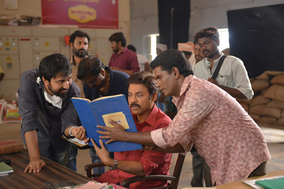 venky-mama-team-working-stills