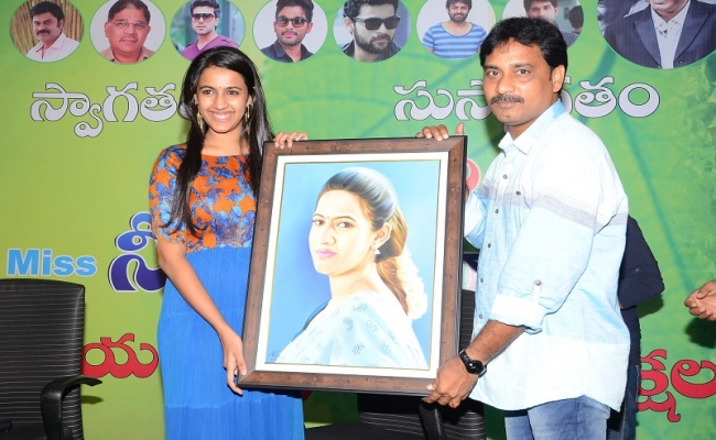 Niharika meet with Mega Fans