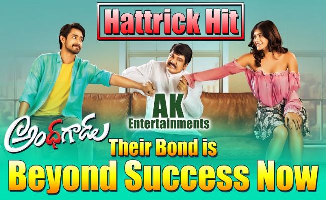 Anddhagadu - Tri treat & hat-trick hit!