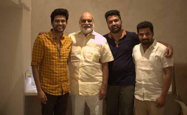 Director Raghavendra Rao Congratulates Agent Sai Srinivasa Athreya Team